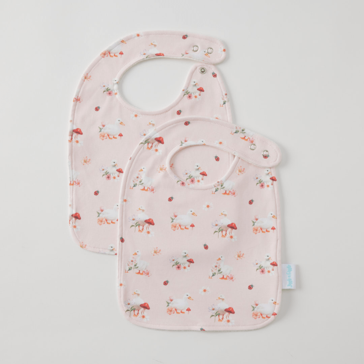 Jiggle & GiggleWaddling Around Jersey Bib Set of 2
