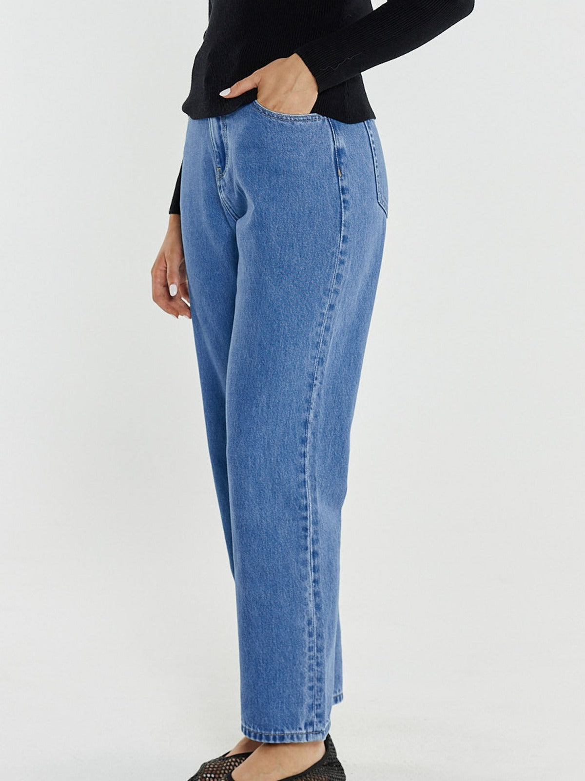 Kalani Straight Leg Jean - Classic Blue