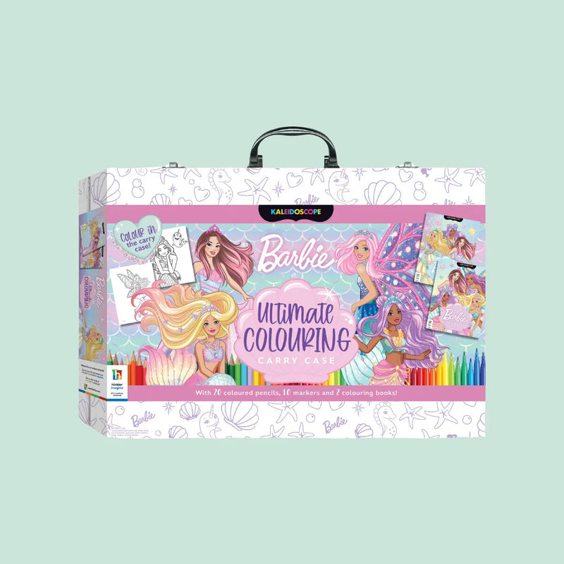 Kaleidoscope Barbie Ultimate Colouring Carry Case Large - Hinkler - Image 1