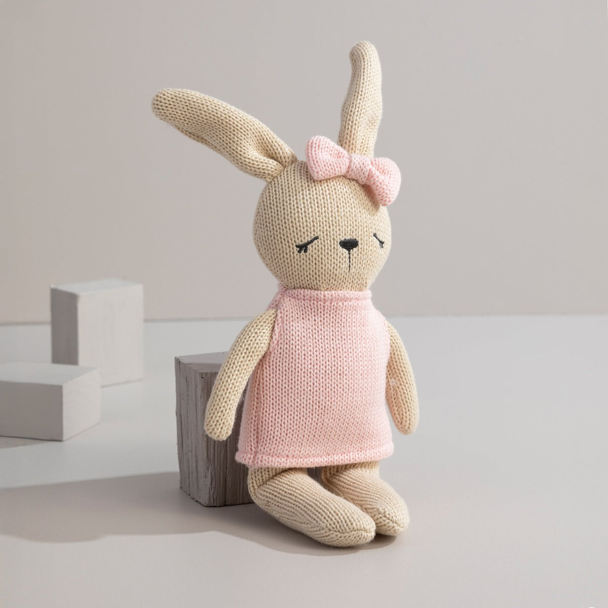 Knitted Animal Toy - Bella the Bunny