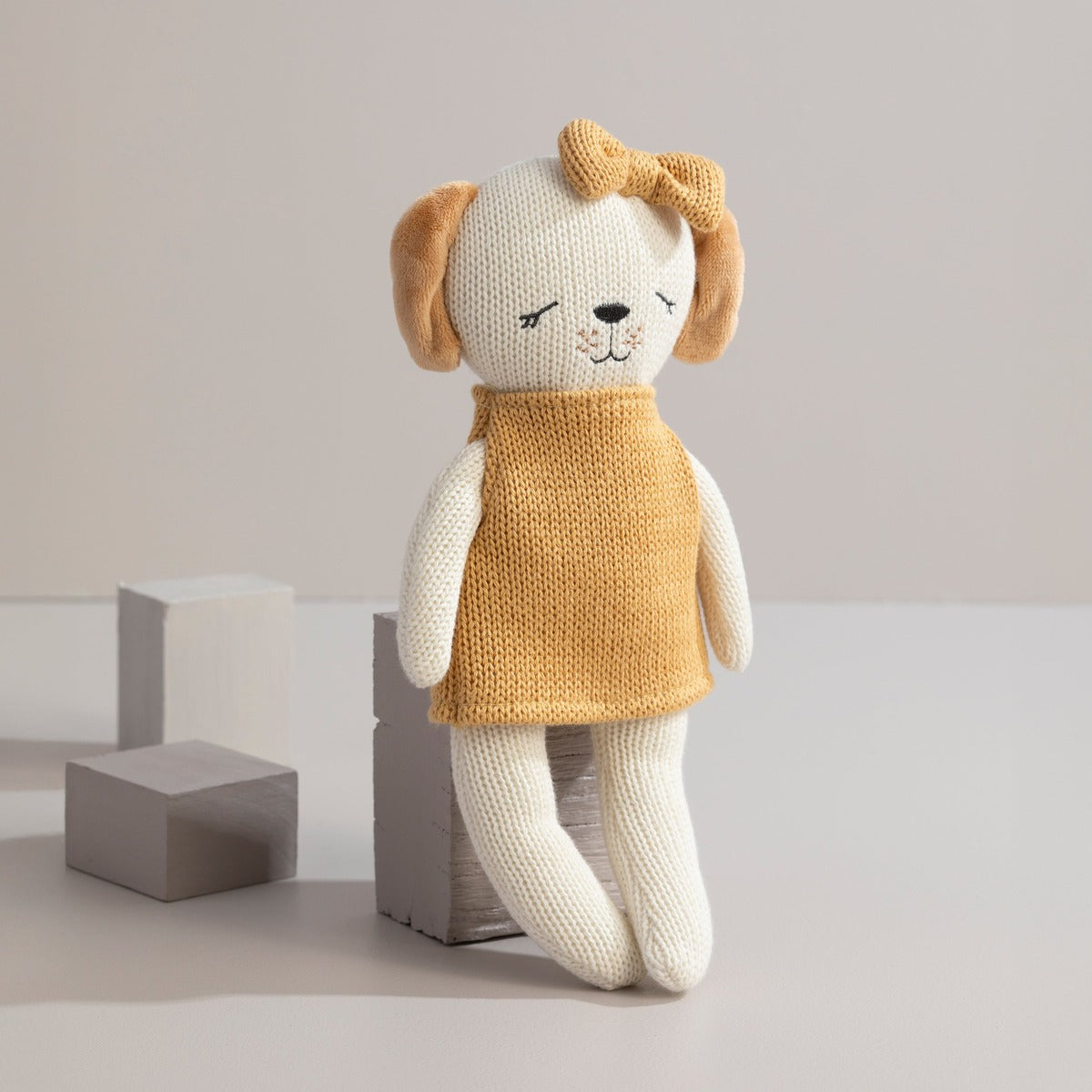 Knitted Animal Toy - Paula the Puppy