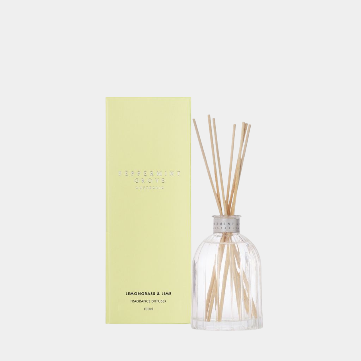Lemongrass & Lime Diffuser - 100ml - Peppermint Grove - Image 1