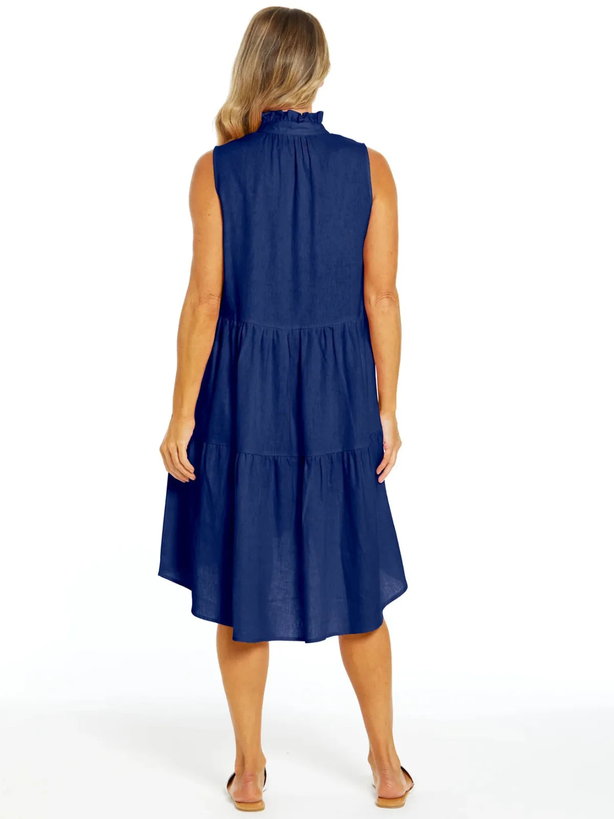 Libby Dress - Navy - Betty Basics - Image 3
