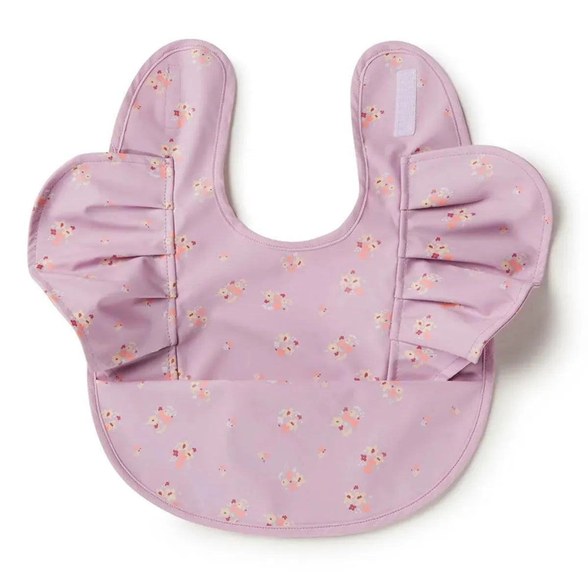 Lilac Bloom Frill Snuggle Bib - Snuggle Hunny - Image 2