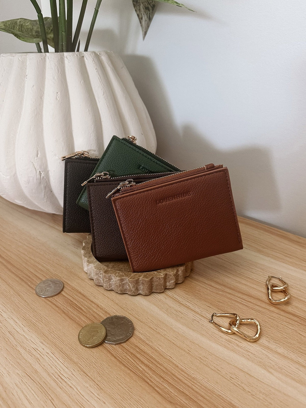 Lily Wallet - Cognac
