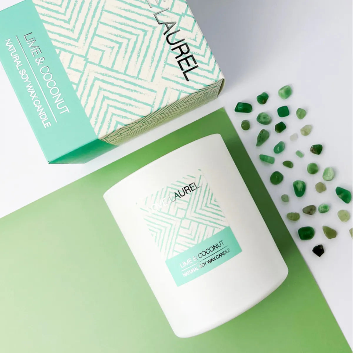 Lime & Coconut Candle - Small - Love Laurel - Image 2