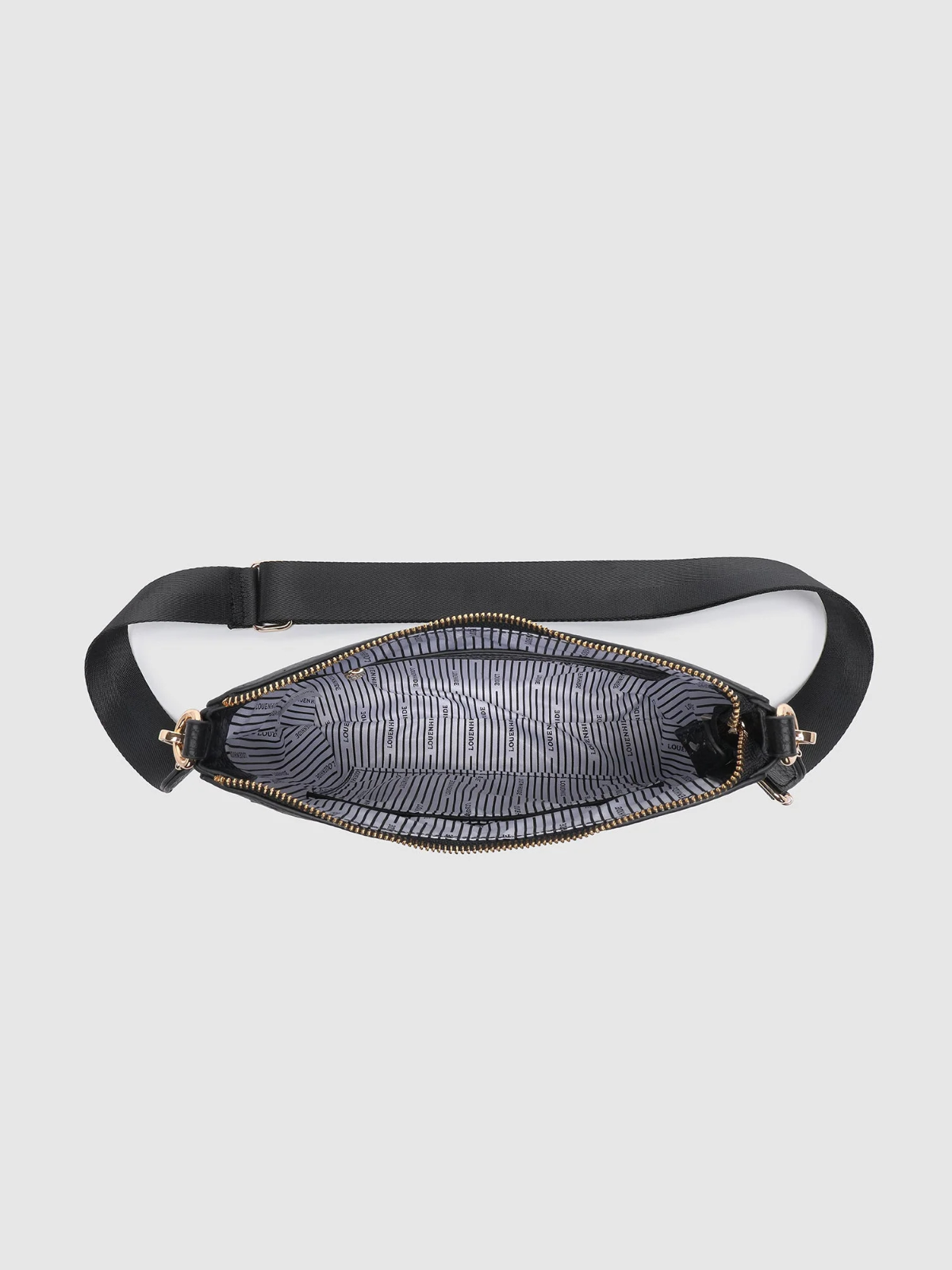 Linda Crossbody Bag - Black - Louenhide - Image 3