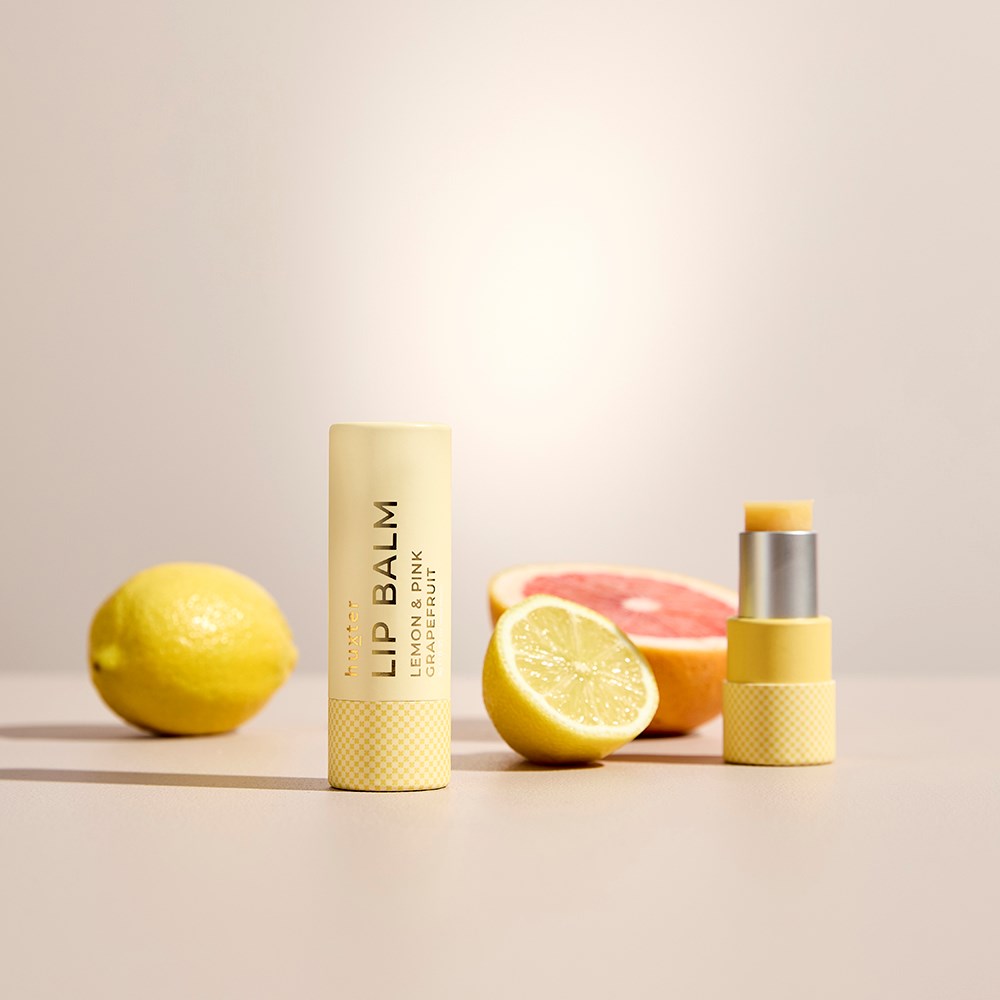 Huxter Lip Balm, Lemon & Pink Grapefruit, 9gm