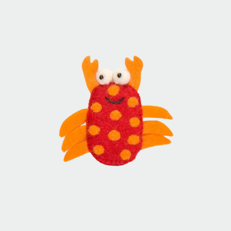 Lobster Finger Puppet - Tara Treasures - Image 1