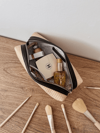 LouenhideBrianna Makeup Bag - Natural Black