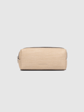 Brianna Makeup Bag  - Natural Chocolate