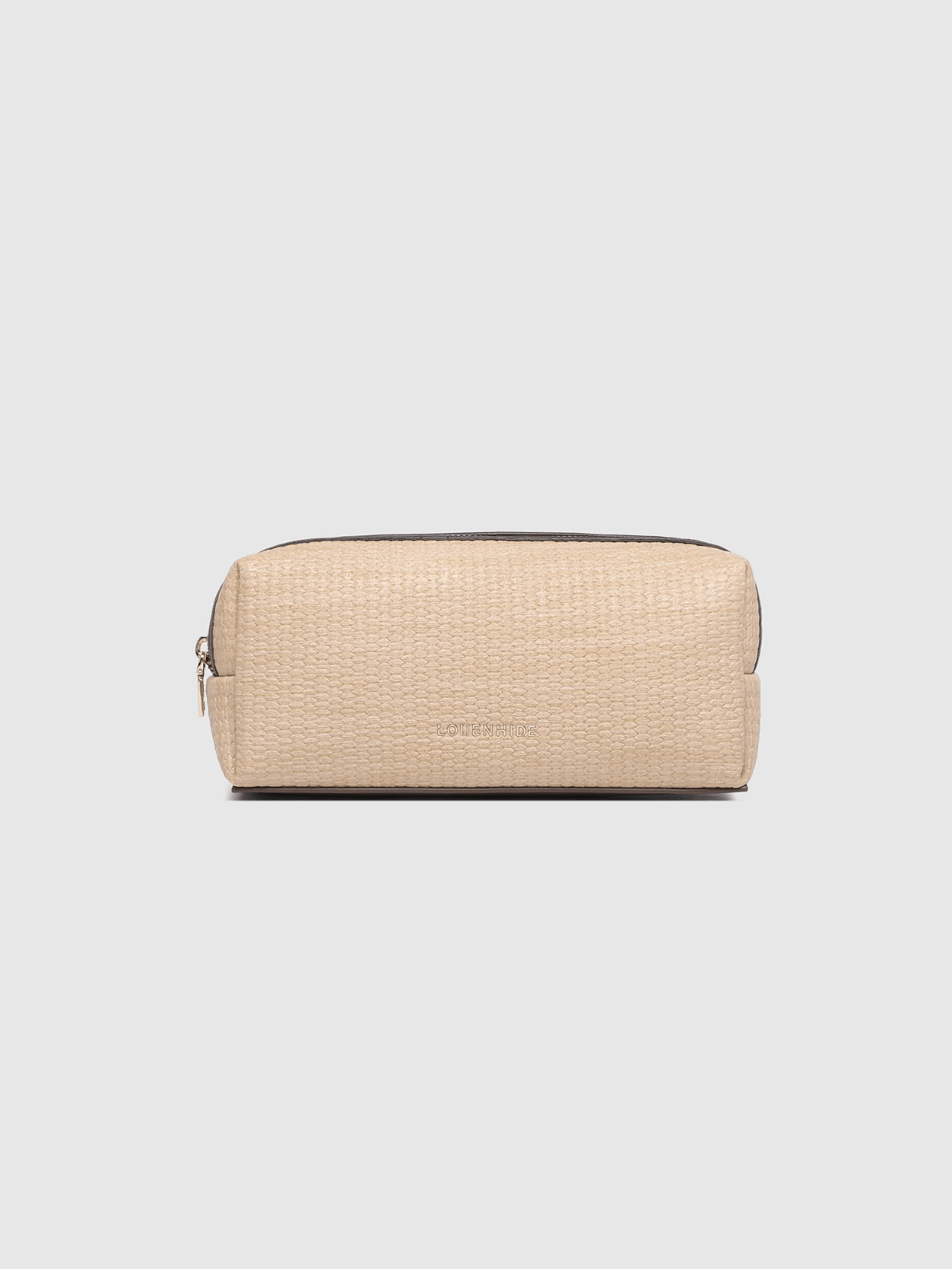 LouenhideBrianna Makeup Bag - Natural Chocolate