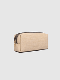 LouenhideBrianna Makeup Bag - Natural Chocolate