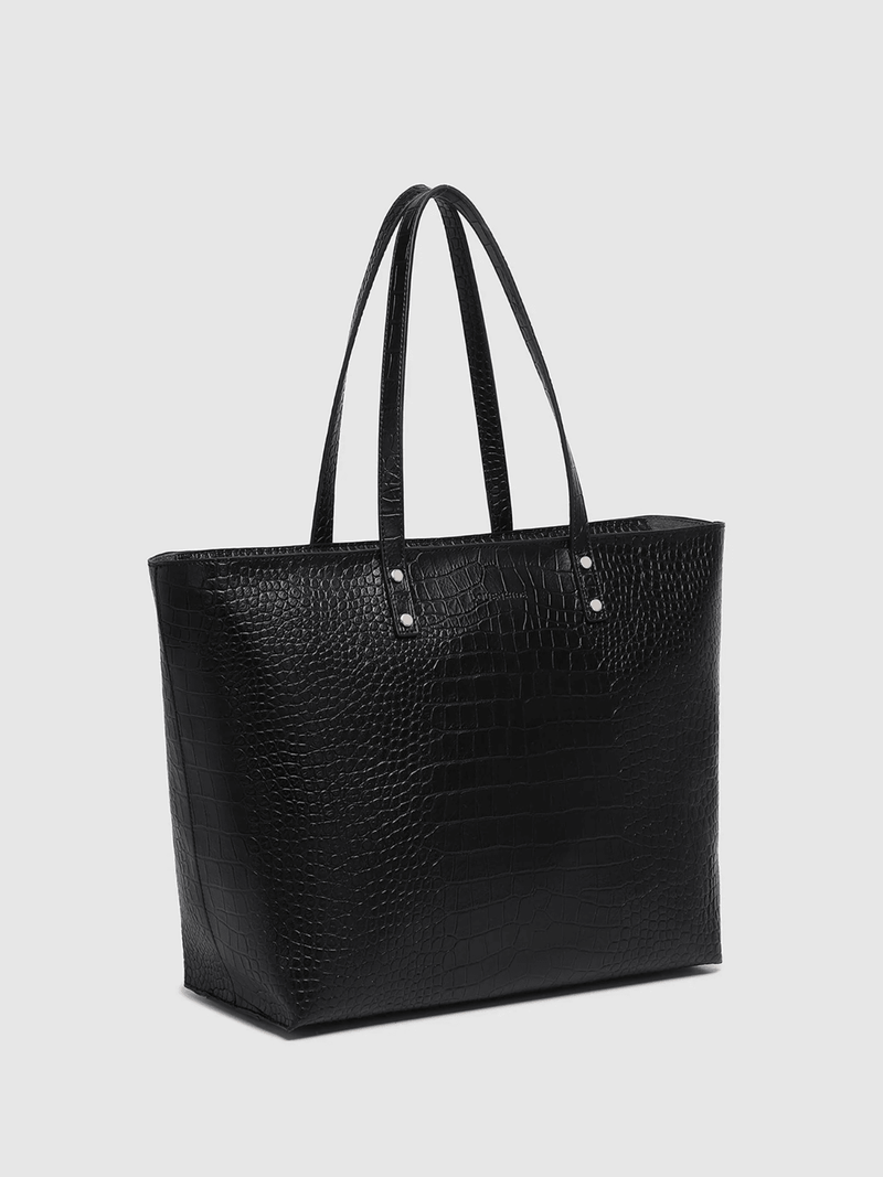 LouenhideHudson Tote Bag - Croc Black