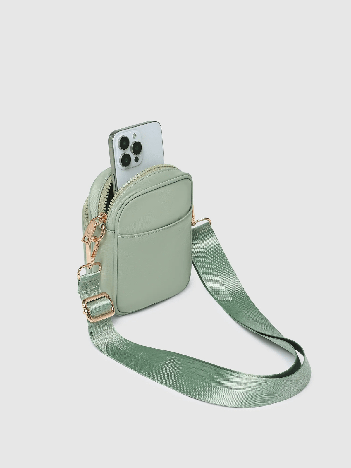 LouenhideLyla Phone Bag - Sage Green