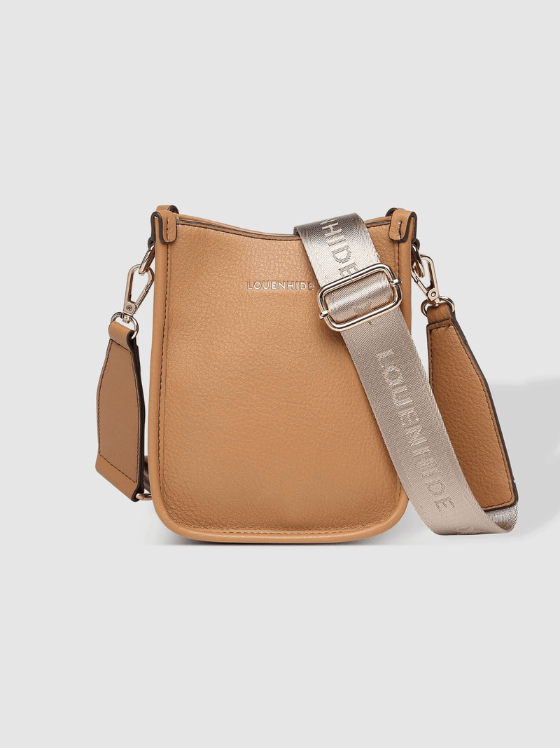 LouenhideParker Phone Crossbody Bag - Camel