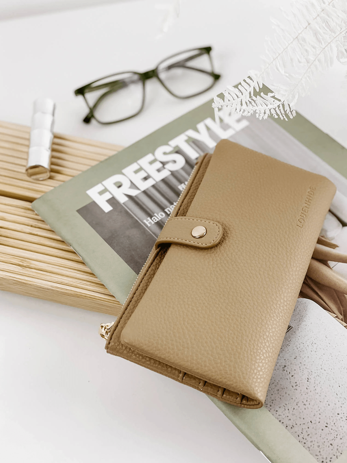 LouenhideStella Wallet - Latte