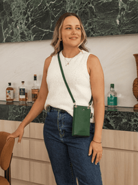 LouenhideSuki Phone Bag - Forest Green