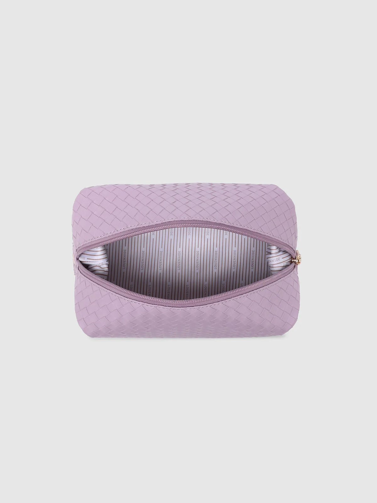 Lucinda Woven Cosmetic Case - Lilac - Louenhide - Image 4
