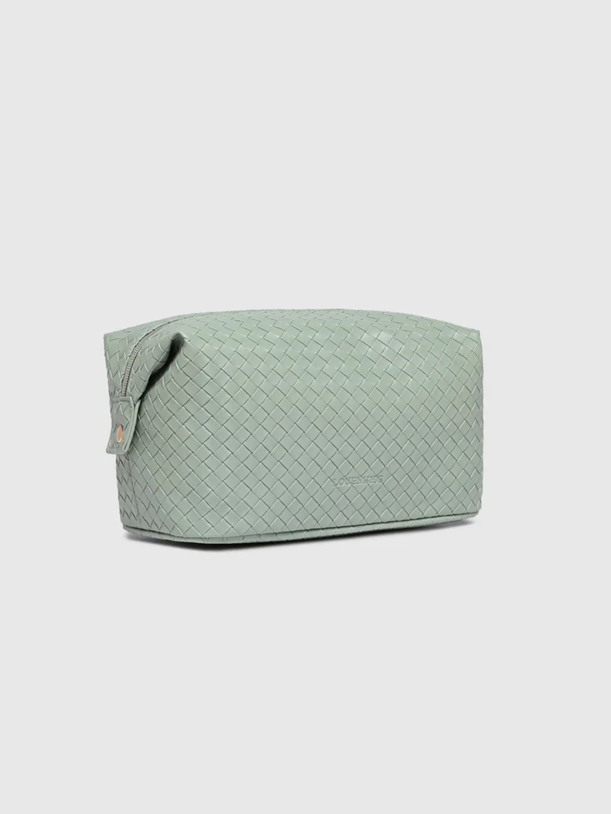 Lucinda Woven Cosmetic Case - Sage Green - Louenhide - Image 2
