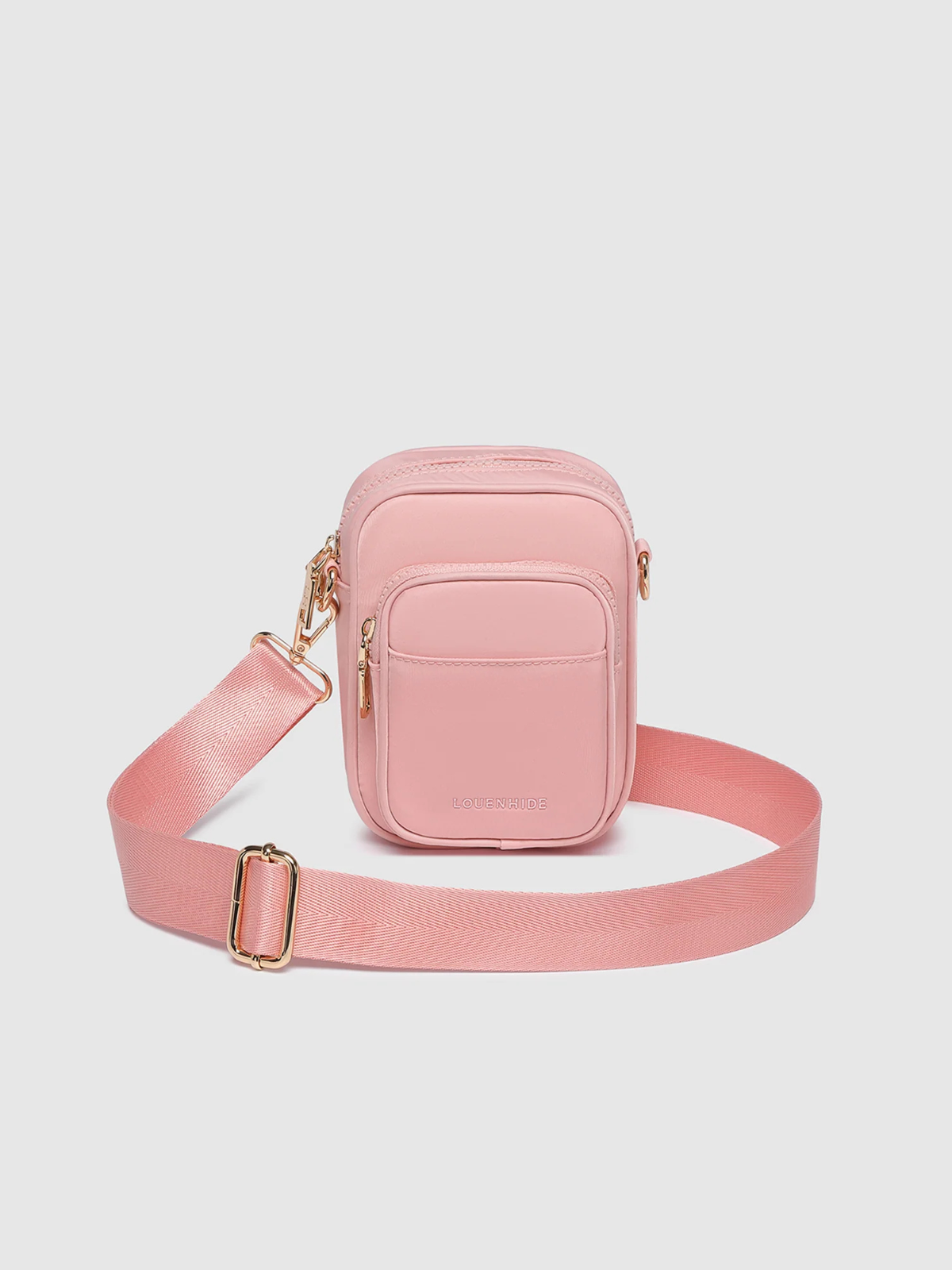 Lyla Phone Bag - Pink - Louenhide - Image 1