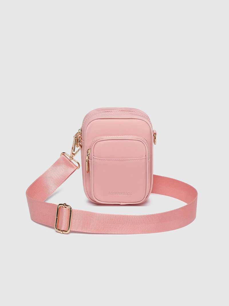 Lyla Phone Bag - Pink - Louenhide - Image 1