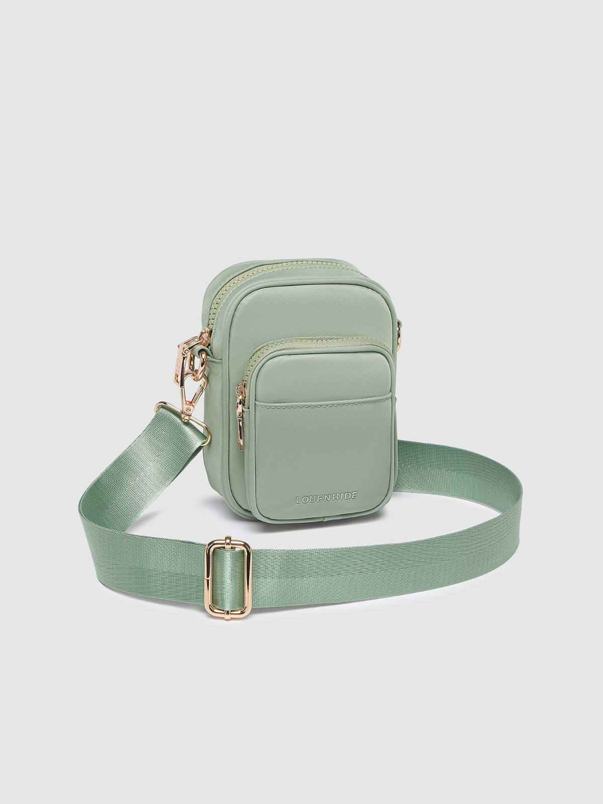 Lyla Phone Bag - Sage Green - Louenhide - Image 2