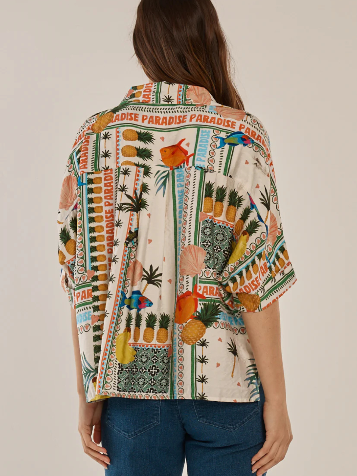 Lynwood Shirt - Paradise Print - Betty Basics - Image 3