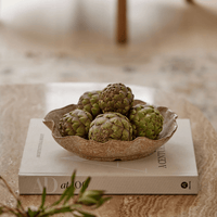 Madras LinkAlba Natural Glazed Decorative Plate