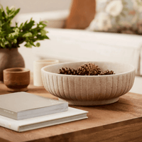 Madras LinkCyrus Textured Natural Decorative Bowl