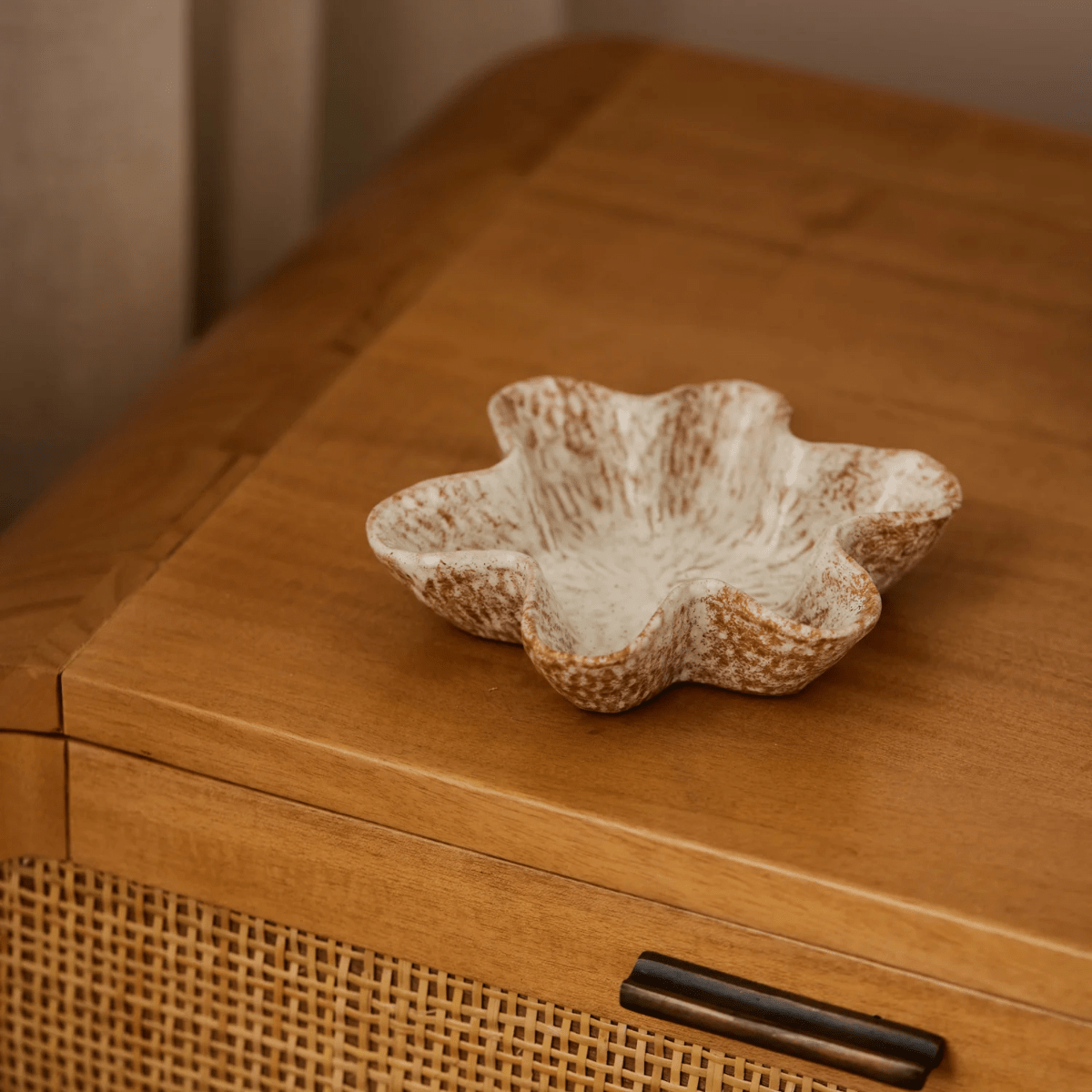 Madras LinkDana Natural Glazed Wavy Dish Set