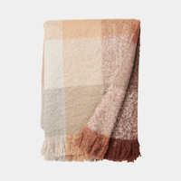 Madras LinkDana Rust Brushed Throw
