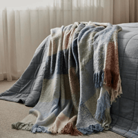 Madras LinkDana Spruce Brushed Throw