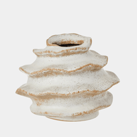 Madras LinkFossil Taupe Bud Vase Short