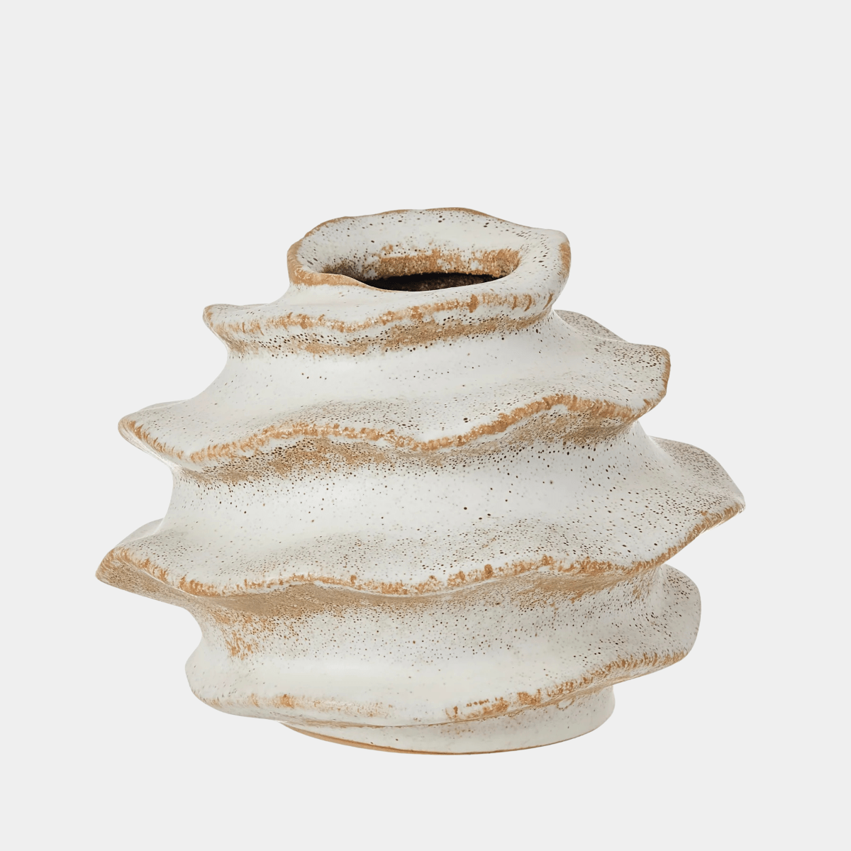 Madras LinkFossil Taupe Bud Vase Short