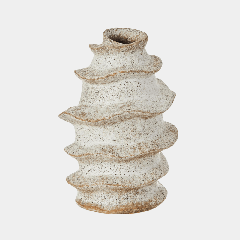 Madras LinkFossil Taupe Bud Vase Tall