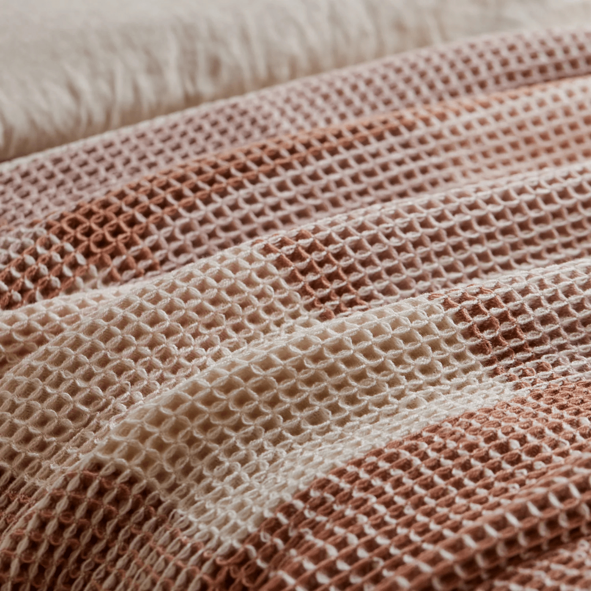 Madras LinkOtis Maple Waffle Throw