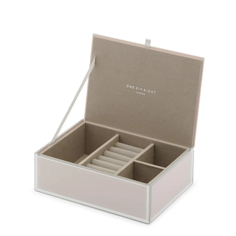 Medium Jewellery Box - Sara Nude - One Six Eight London - Image 1