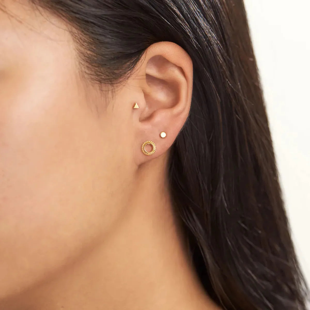 Mehndi Halo Studs Gold - Midsummer Star - Image 2