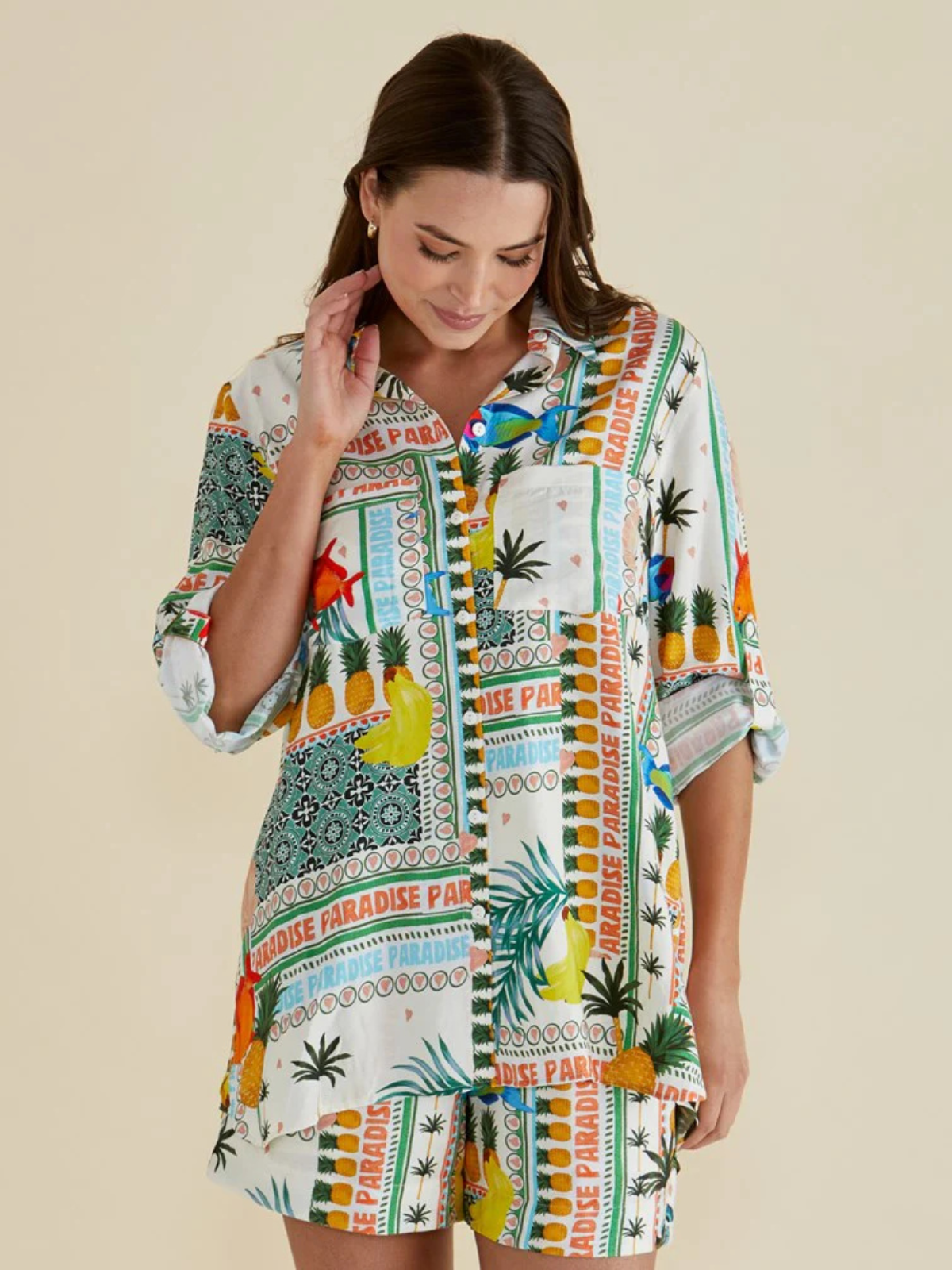 Mills Shirt - Paradise Print - Betty Basics - Image 1