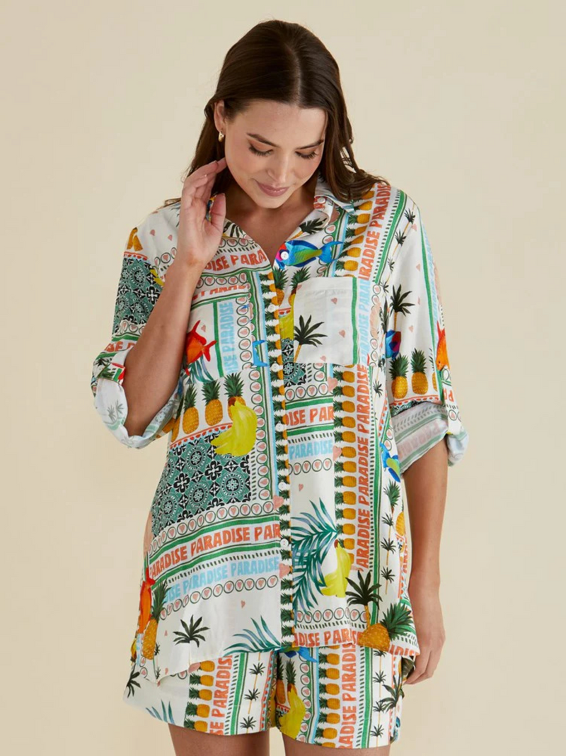 Mills Shirt - Paradise Print - Betty Basics - Image 1