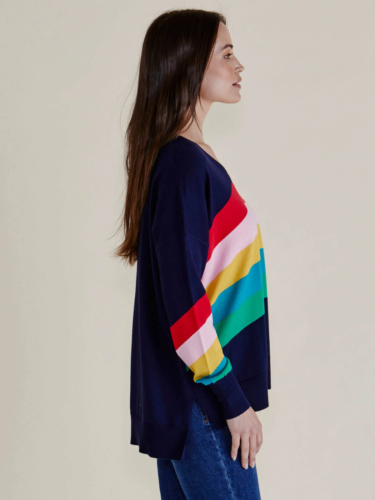 Mimi Sweater - Rainbow - Betty Basics - Image 2