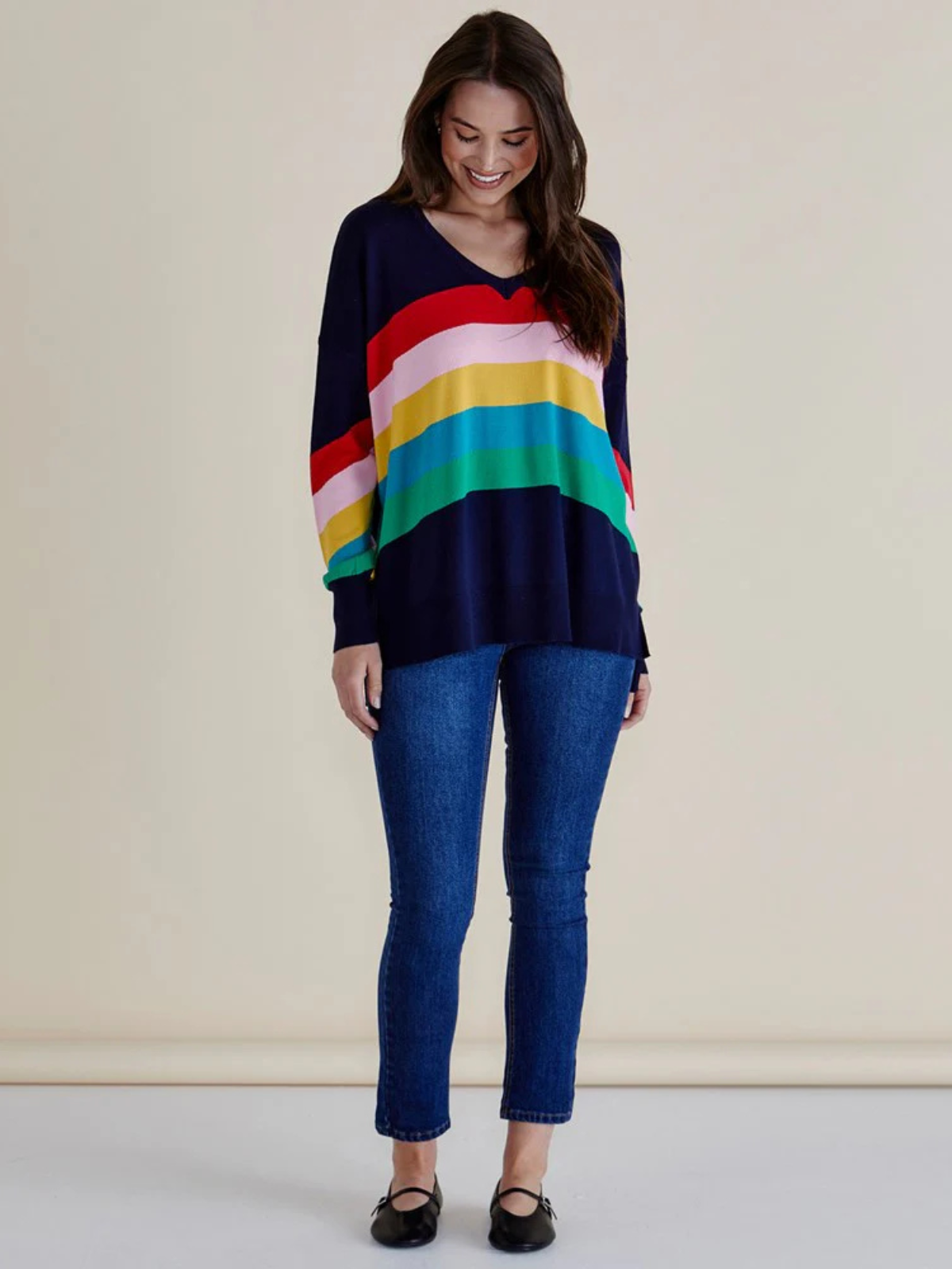 Mimi Sweater - Rainbow - Betty Basics - Image 4
