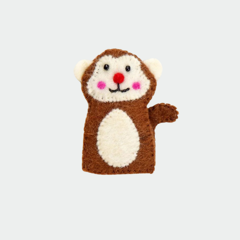 Monkey Finger Puppet - Tara Treasures - Image 1