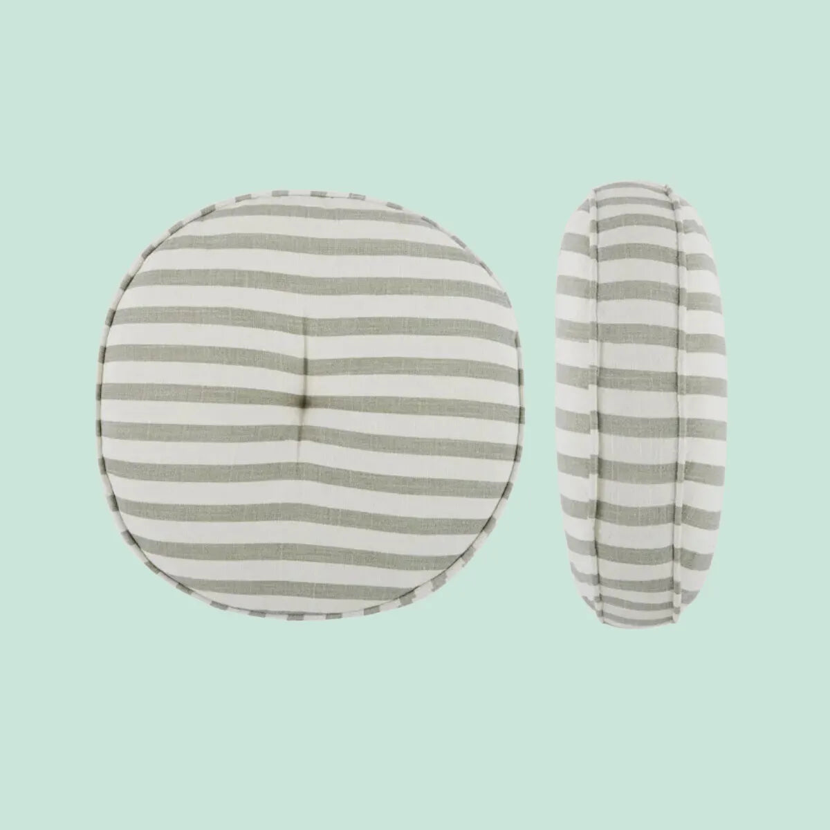 Montauk Round Cushion | Sage - Coast To Coast - Image 1