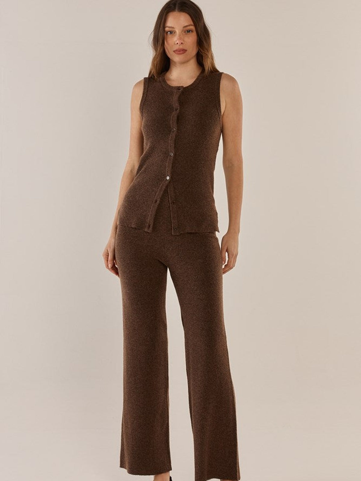 Nash Knit Pant - Espresso