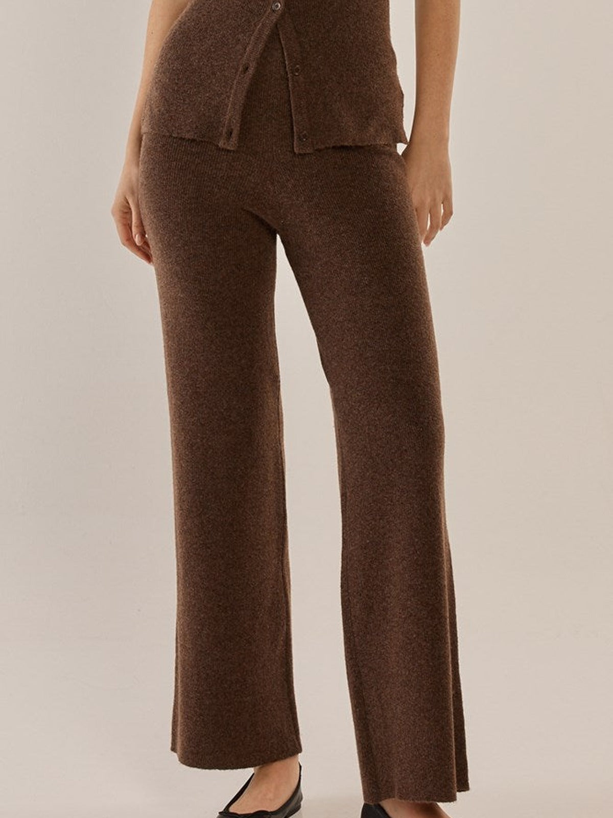 Nash Knit Pant - Espresso