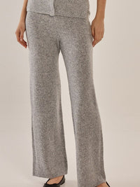 Nash Knit Pant - Grey Marle