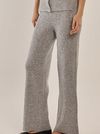 Nash Knit Pant - Grey Marle