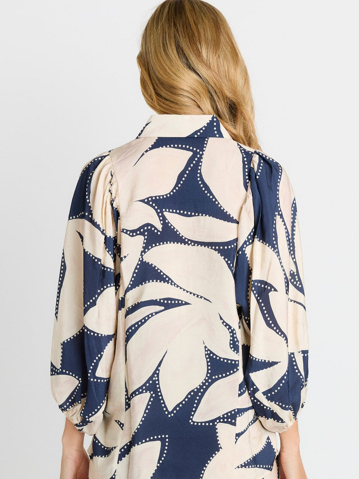 Nova Shirt - Navy Floral Print